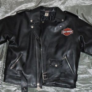 Harley Davidson Leather Men's Jacket Size L
